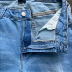 SheIn  Light Blue Straight Leg Jeans Womens Sz Large Blue Distressed Light Wash Photo 3