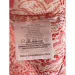 Tory Burch Peasant Top Blouse Women Size 0 Pink Red Sheer Cotton Lightweight Photo 5