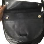 Sartori Navy Italian Leather Quilted Bag Photo 10