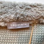 Bagatelle suede Faux Fur Knit Jacket sweater Coat, Size 2X Photo 2