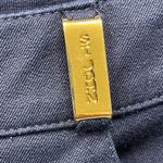 St. John Vintage  Sport Pocket Gold Flat Navy Blue Pant Trousers Size 12 EUC #7091 Photo 5