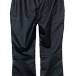 Tuckernuck  Black Faux Leather Cropped Flare Pants Sz M Photo 0