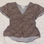 Urban Romantics cheetah print flowy top  Photo 0