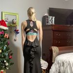 Black Fitted Prom Dress Size 2 Photo 5