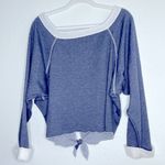 Lucy Love OH SO SO SOFT long sleeve sweatshirt lightweight flattering front tie Photo 1