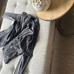 BLANK NYC Grey Suede Silver Screen Modo Jacket Size Small Photo 1