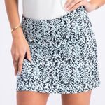 Tranquility athletic Skirt Black White Leaf Print‎ Athleisure Activewear MedI Size M Photo 0