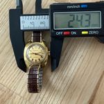 Bulova Automatic Gold Rare Vintage Ladies Watch Two-Tone Stretch Bracelet Works Photo 9