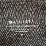 Athleta dark gray & white print Delancey Herringbone tight leggings size M Photo 5