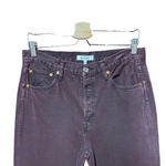 RE/DONE  90s High Rise Loose Jeans Wine Dipped Denim‎ Size 29 Photo 3