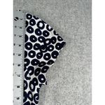 J.Crew  Womens Dress Size 4 White Blue Dot A Line Business Short Sleeve Cotton Photo 12