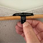 Eileen Fisher Sequined Drape Cowl Neck Sweater. Size Large. Photo 4