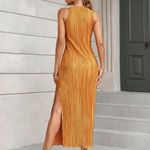 SheIn Gold/orange Maxi Dress  Photo 2