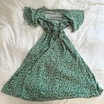 Floral Maxi Dress Green Photo 1