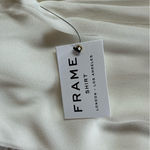 frame denim  Mirrored Lace Up Tie Front Blouse Photo 4