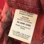 Terra & Sky  Burgundy And Pink Maxi Dress‎ Size 2X Photo 8