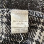 Dylan  Cozy Plaid Sherpa Button Up Jacket Black/White Sold on Evereve Size XS Photo 12