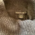 Lafayette 148  New York Cashmere Turtleneck Gray Sweater Photo 3