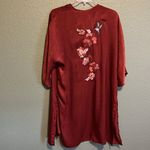 Honey Belle NWT NEW Red Hummingbird Floral Kimono Robe Photo 3