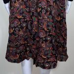Carriage Court Vintage Paisley Floral Print Turtleneck Dress Size 8 Photo 13