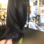 Blue ombré Swisslace wig soft silky Photo 2