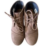 Toms  Taupe Wedge Shoes 6.5 Photo 0