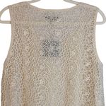 Ryu Anthropologie Cream Lace and Crochet Overlay Tunic NWT Large RT5758-S14 Photo 7