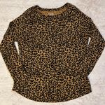 Time & Tru  size L (12-14) animal print blouse  Photo 0