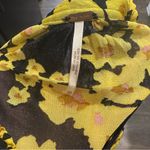 Free People  Not Your‎ Baby Floral Mini Dress XS Black Yellow Photo 4