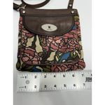 Fossil  Key-Per crossbody Purse Handbag Floral Small Boho Hippie Artsy Retro Photo 7