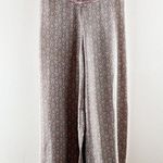 Mexicali Blues Cropped Wide Leg Printed Palazzo Pants Cream Pink Small Photo 4