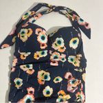 Seafolly  Australia Navy Floral One Piece Swimsuit - US 4 Photo 3