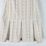Endless Rose  Lace Pleat Mini Dress Size XS Off White Graduation Bride NEW Photo 3