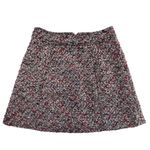 Parker A-Line Multicolor Metallic Tweed Boucle Zip High Waist Mini Skirt Medium Photo 1