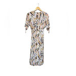 Ba&sh NWT Tabb printed Crepe Midi Wrap Robe Tabby Dress Size XS Photo 5
