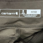 Carhartt  Women’s Force Leggings Brown Gorpcore Workwear Pocket Fitted Size M EUC Photo 8