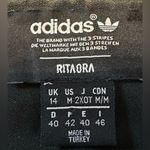 Adidas Originals Rita Ora RO Patch Faux Leather RARE Mini Skirt Y2K Streetwear M Photo 6