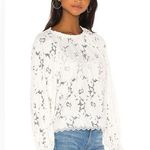 Free People  | Olivia Lace Tee, Size XS Photo 0