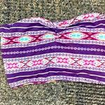 Aztec print tube top small Purple Photo 0