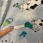 Vintage Canyon Group Sleep Dress Night Gown Shirt Womens Size Medium Cows RARE Blue Photo 3