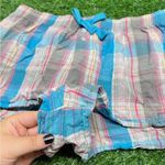 Micro Mini Plaid Y2K style pajama shorts Blue Size M Photo 1