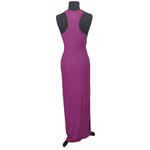 SKIMS  Tank Maxi Dress Ribbed Racerback Soft Lounge Fuchsia Foil Women's Size 2X Photo 3