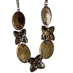 GREY AND BLACK RHINESTONE DIAMANTE CHOKER NECKLACE Gray Photo 4