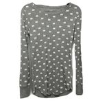 Old Navy Women's Long Sleeve Polar Bear Printed Thermal Top Size Small Tall Photo 2