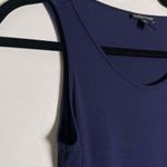 Eileen Fisher Women's Sleeveless Lagenlook Navy Blue Quiet Luxury Maxi Dress XXS Photo 2