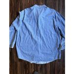 Vintage 90s Noah’s Arc Embroidered Button Down Denim Shirt Size 18 W Blue Photo 4