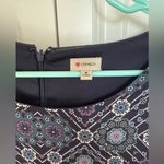 Daniel Cremieux  Dress Size Medium Blue Floral Lined Womens Long Sleeve Polyester Photo 1