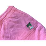 Wildfox  Norah Palm Tree Embroidered Pink Sweatshorts Size L Photo 1