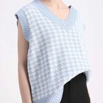 Amazon Blue / White Sweater Vest Photo 0