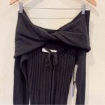 ASTR Yalitza Long Sleeve Sweater Dress Black Size Small NWT Photo 1